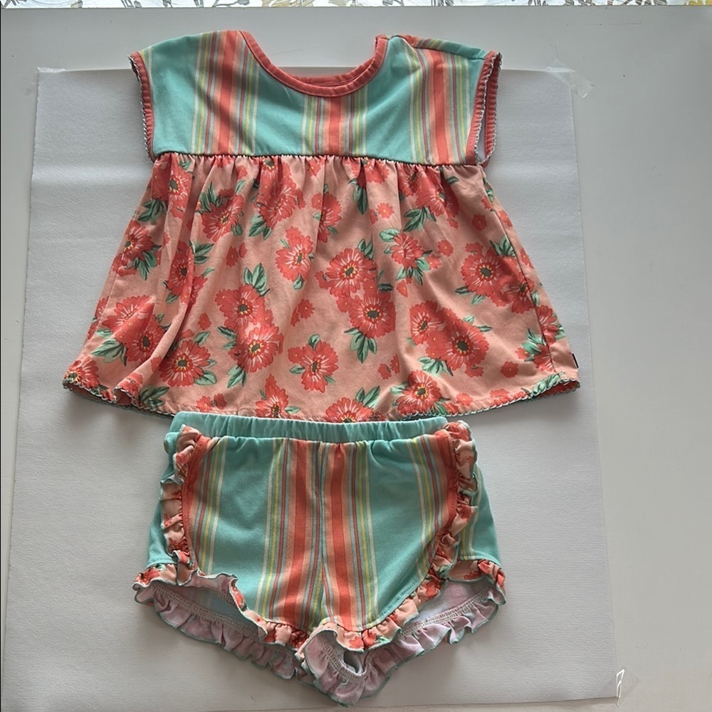 Matilda Jane Garden Dreams Floral Pajama Set Size 4